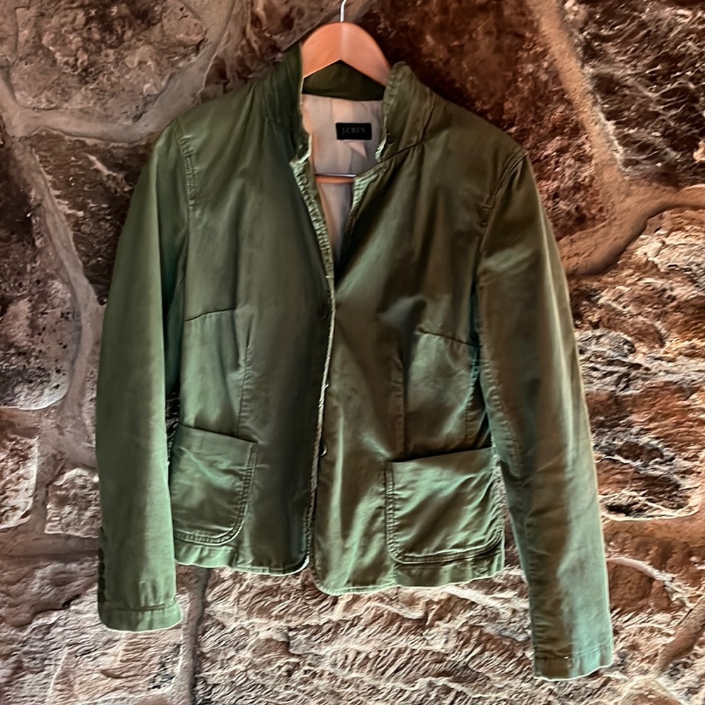 J crew corduroy lined jacket